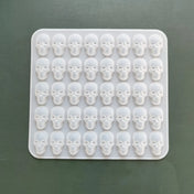 Skull Ice Cube Mold — 40-Hole Silicone