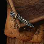 Retro Rotatable Vajvakilaka Pendant For Men Jewelry Lucky Blessing Vajra Male Amulet Necklace Accessories