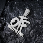 Iced Out Star Pendant Necklace with Cuban Chain