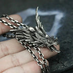 Mayan Mythology Quetzalcoatl Courquin Pendant Necklace Retro Fashion Necklace Handsome Trend Sweater Chain
