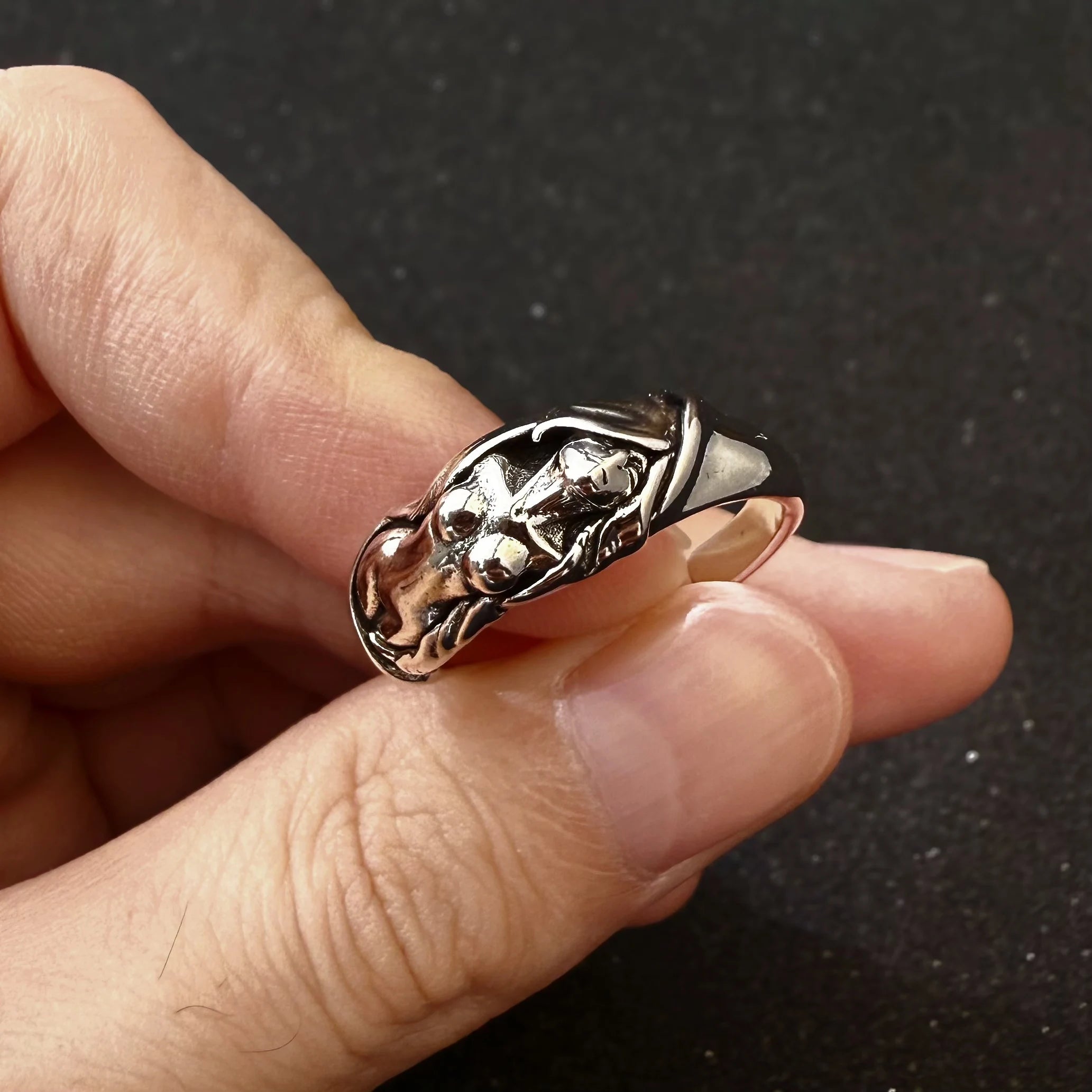 Nude Body Open Ring — Copper