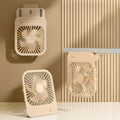 Eary Portable Magnetic Fan With 1200mAh Battery Usb Rechargeable 180 Adjustable 4 Speed Wind Personal Ultra-thin Air