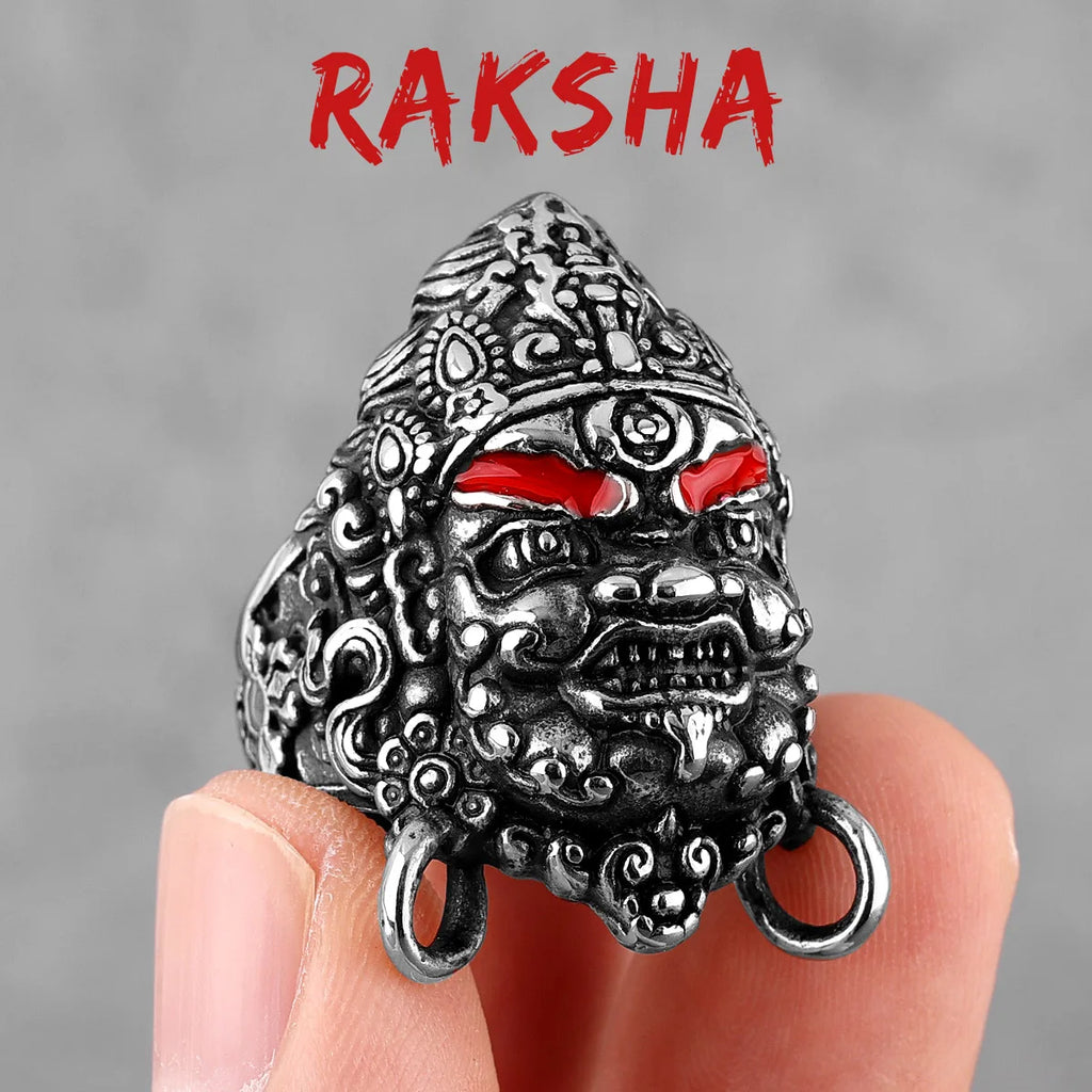 Vintage Punk Gothic All Skull Head Series Stainless Steel Womens Mens Rings Unique for Biker Jewelry Creativity Gift