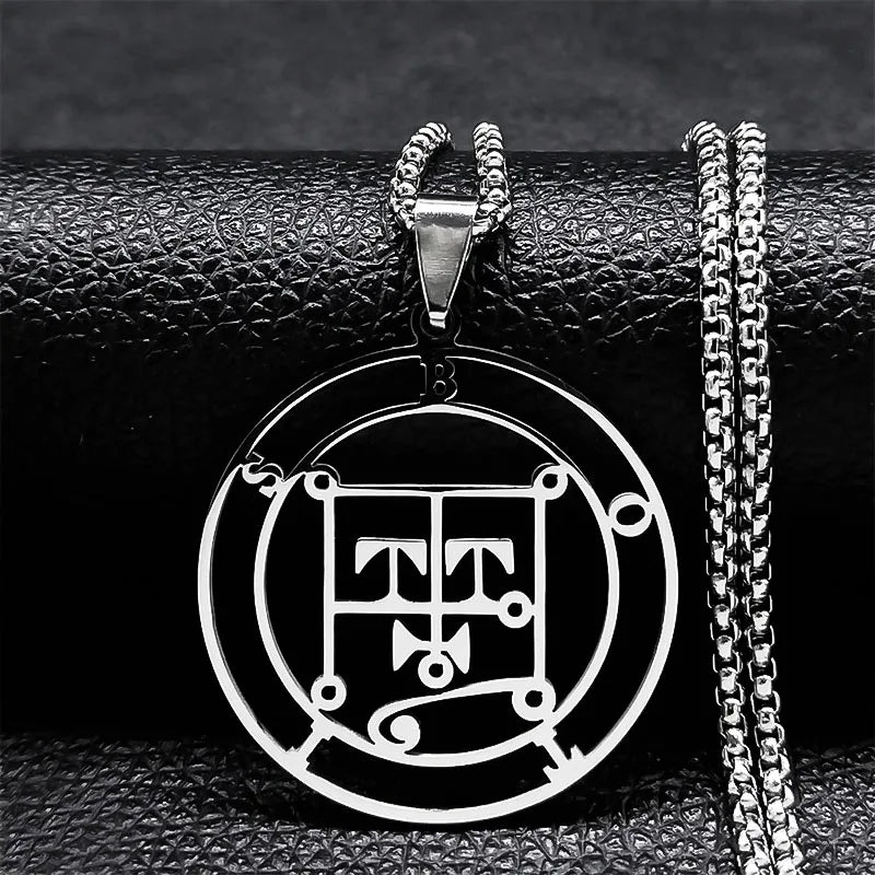 Sigil de Lucifer Baphomet Necklace — SS