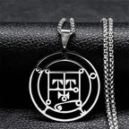 Sigil de Lucifer Baphomet Necklace — SS