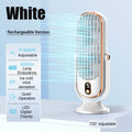 Desktop Electric fan Rechargeable Portable Home Air Conditioning Fan 5-Speed 720° Swivel Outdoor Camping Air Cooler