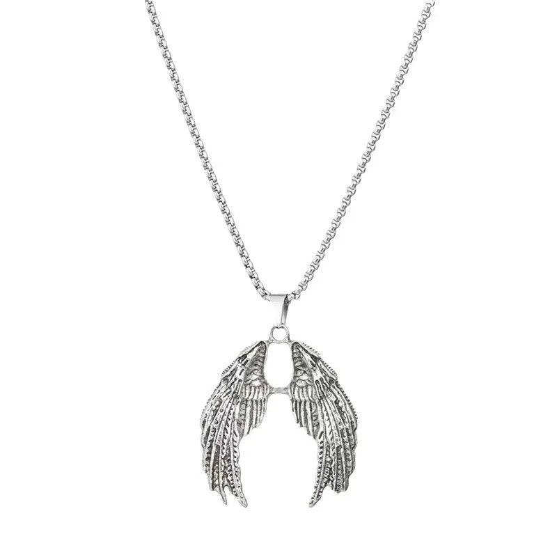 Angel Wings Steel Pendant Street Europe America
