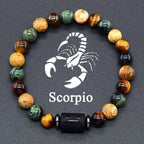 12 Zodiac Signs Bracelet Homme 12 Constellation Jewelry for Women Scorpio Gemini Sagittarius Bracelet Friendship Gift Whoelsales