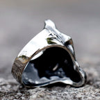 New Viking Githic Style Stainless Steel Ring Men Nordic Trinity wolf head Wedding Rings Jewelry Boyfriend Gift free shipping
