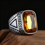 Onyx Variety Ring — Stainless Steel