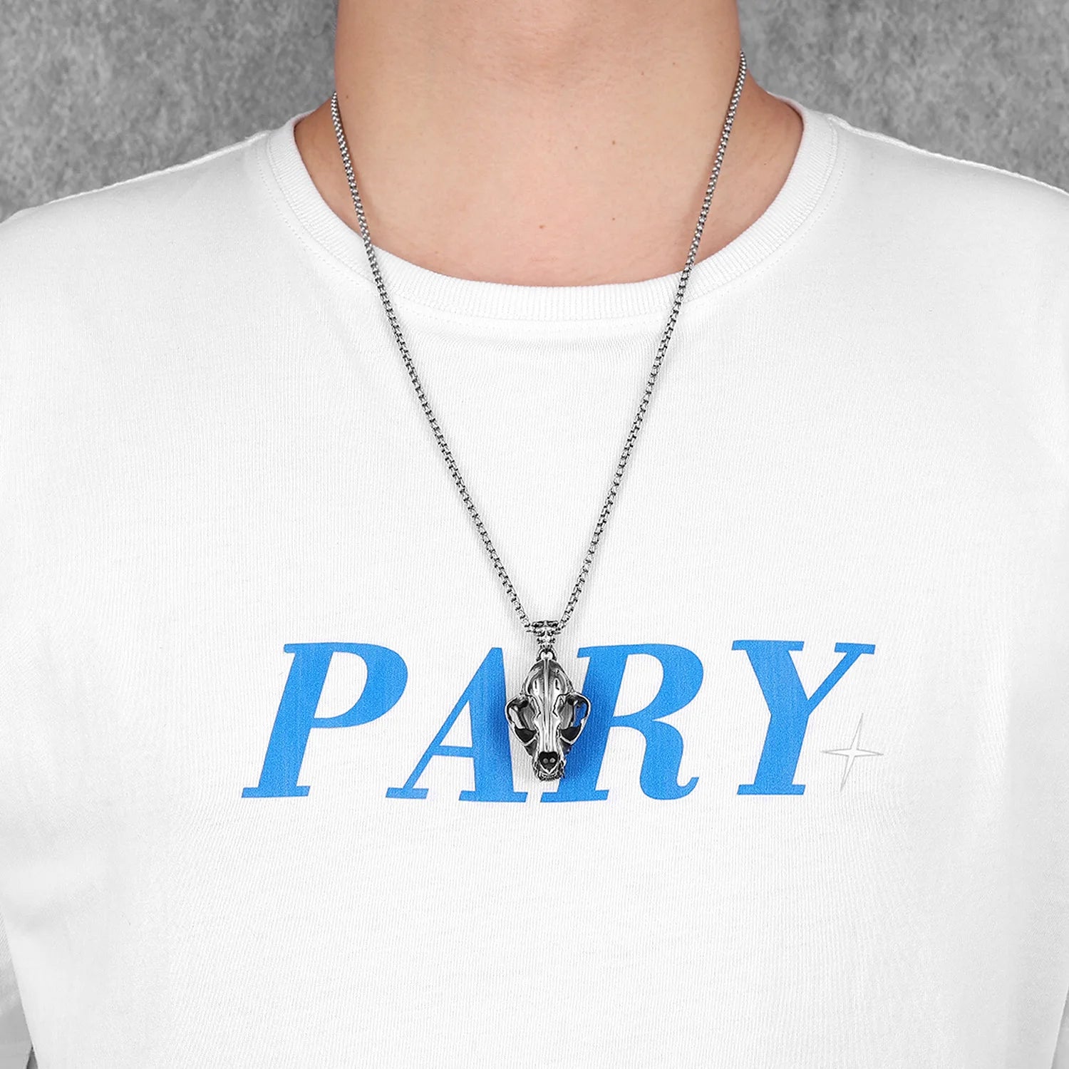 Lion Stainless Steel Pendant Necklace