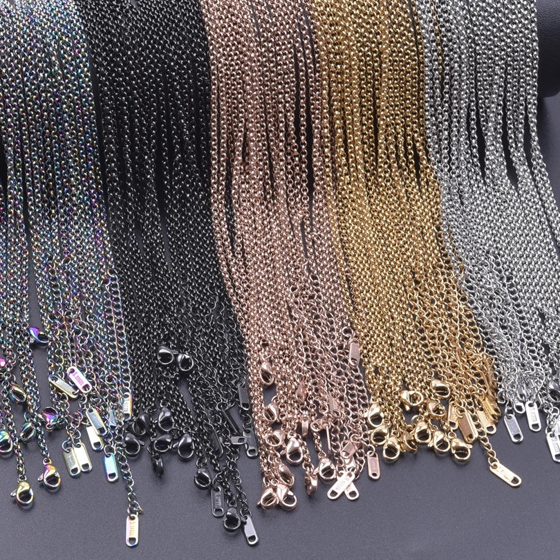 Stainless Steel Chain Necklace — 2.5mm
