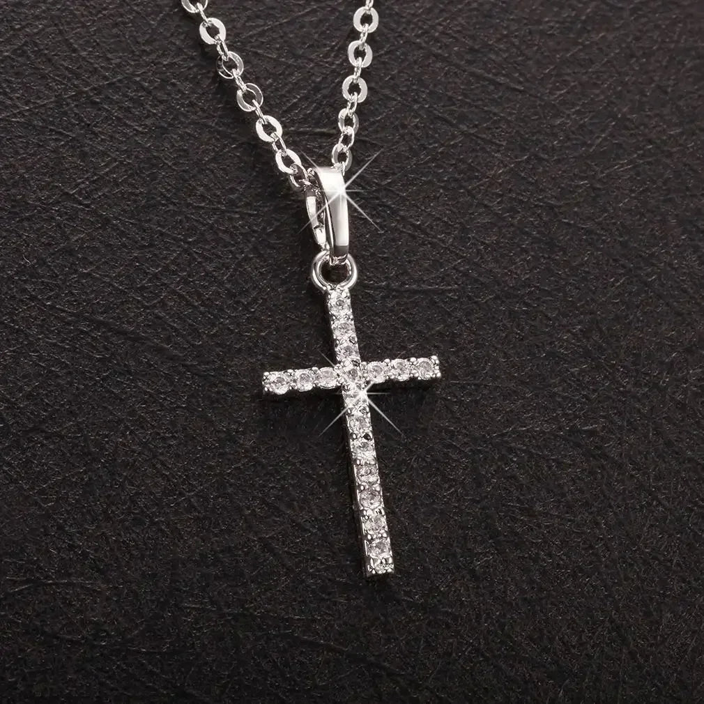 Punk Stiletto Cross Anime Accessories Judgement Chain Necklace Hunter X Hunter Pendant Men's Jewelry Gift for Boys Casual Style