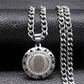 Holy Mary Steel Pendant Virgin Medal Our Lady