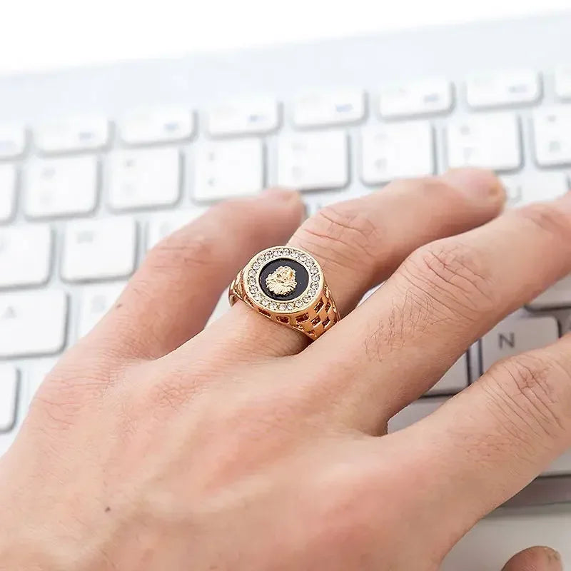 Medusa Zircon Ring — Stainless Steel
