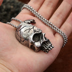 Gothic Skull Steel Pendant Retro Punk