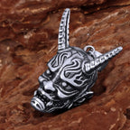 Viking Ghost Skull Pendant Necklace — Stainless