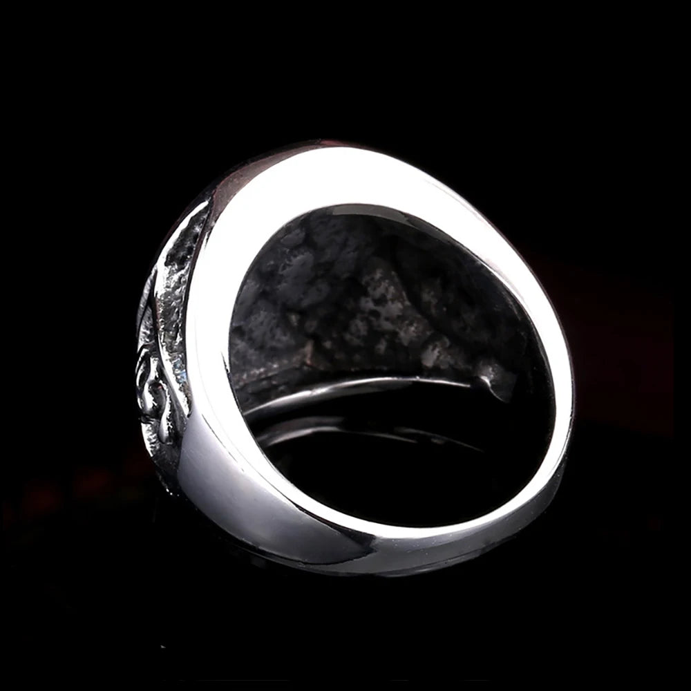 Gothic Grim Reaper Skull Ring — Stainless Steel