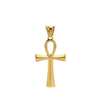 Retro Simple Egyptian Anka Cross Stainless Steel Pendant Necklace Popular Fashion Men and Women Outdoor Party Myth Jewelry Gifts