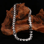 2025 Nordic Viking Men's Keel Titanium Steel Necklace Domineering Personality Punk Style Stainless Steel Necklace