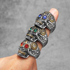 Cyberpunk Skull Ring — Stainless Steel