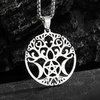 Witchcraft Pentagram Pendant Necklace — Stainless Steel