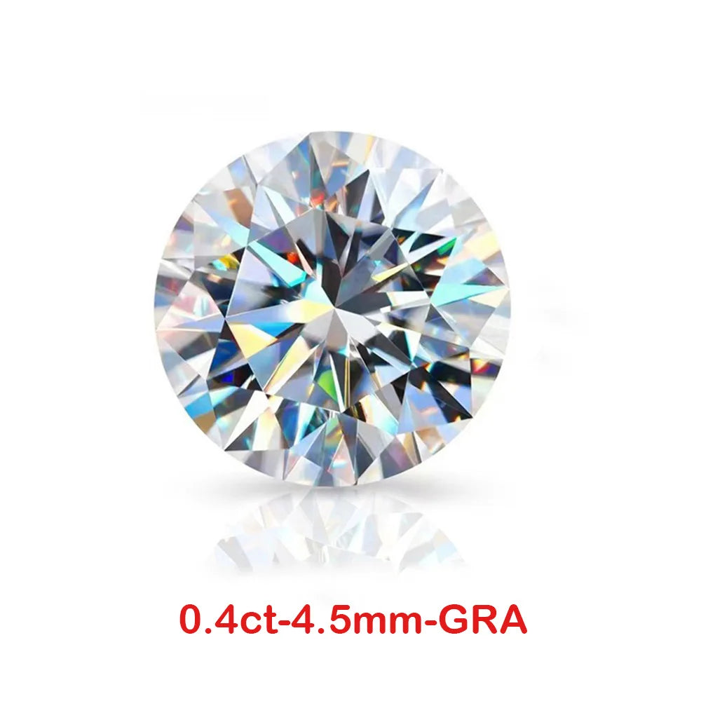 VVS1 Moissanite Loose Stones D Color 0.7-10MM