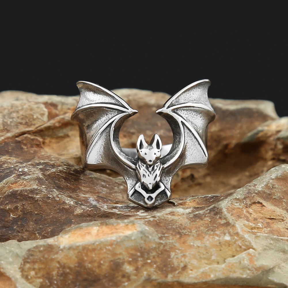 Bat Ring — Stainless Steel