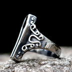 Gothic Coffin Skull Stainless Steel Ring Biker Punk Retro Street Fashion Wear Accessories Party Jewelry Gifts For Men