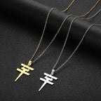 Fashion Women's Tokyo Hotel Necklace Stainless Steel Pendant Bill Kolitz Logo Jewelry Neckchain Snake Blade Choker