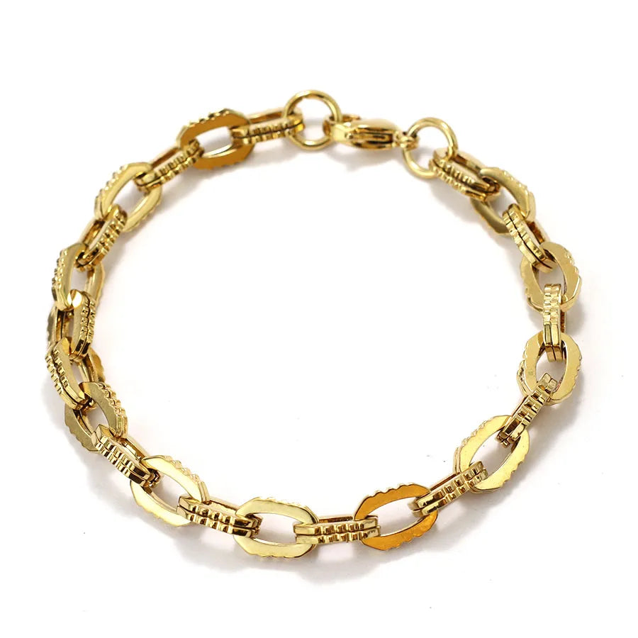 Zirconia Tennis Chain Bracelet — Stainless Steel