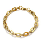 Zirconia Tennis Chain Bracelet — Stainless Steel