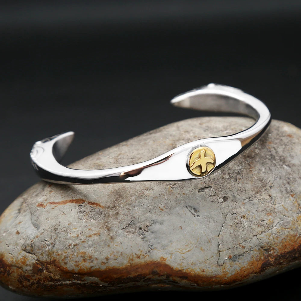 Eagle Steel Bracelet Punk Vintage Flying Bangles