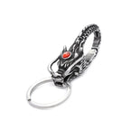 Dragon Head Keychain — 316L Stainless Steel