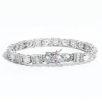 Tennis Bracelet Stainless Steel 6.5MM Mixed Cut