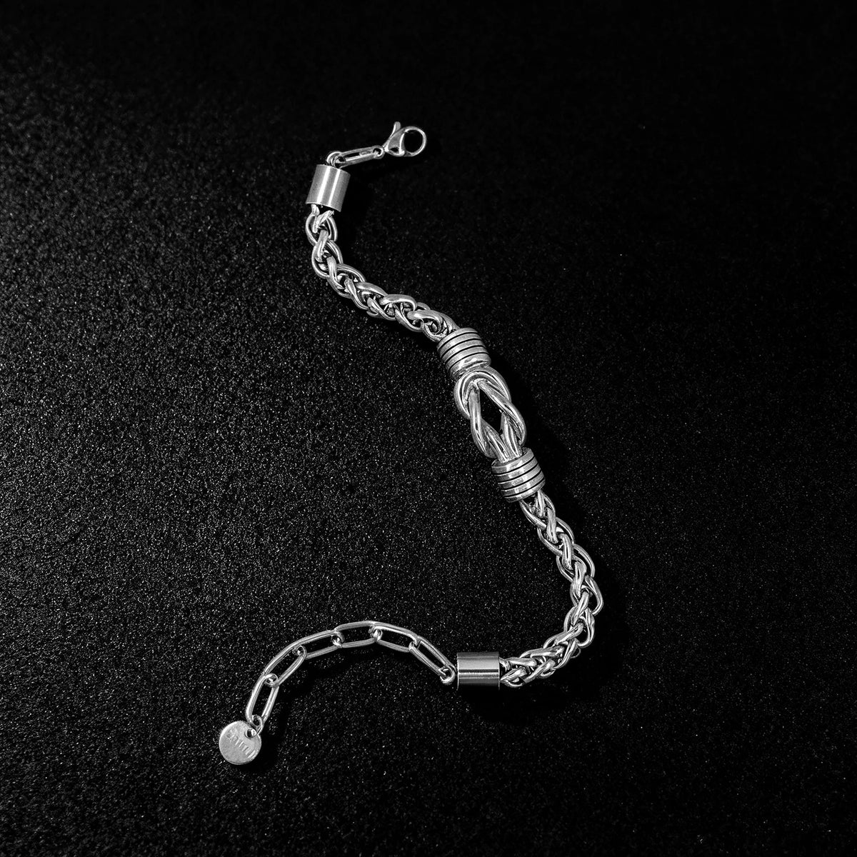 Nautical Anchor Bracelet — Adjustable Chain, Stainless Steel