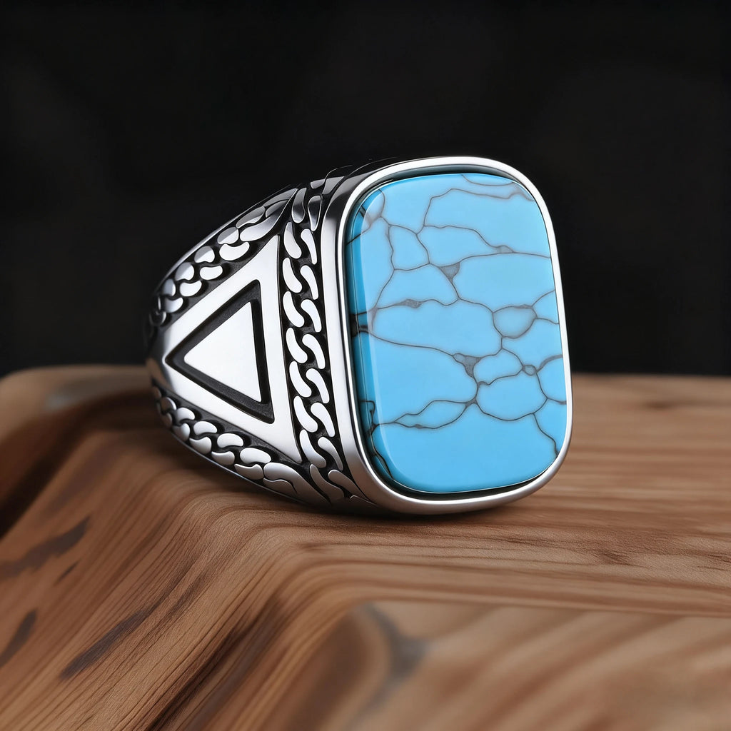Onyx Variety Ring — Stainless Steel