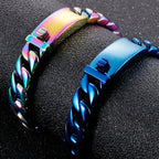 Luxury Gold Color Bracelet Man Friendship Men's Bracelets & Bangles In Metal Stainless Steel On Hand Jewelry Gifts For