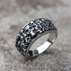 2022 NEW Men's 316L stainless steel rings Vintage Halloween Gothic Funny Devil Skull punk fashion jewelry free shipping