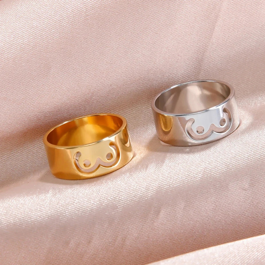 Fashionable and Interesting Eye Ring for Both Men and Women a Couple's Gift Full of Fun and Charm
