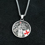 Knights Templar Cross Pendant — Stainless
