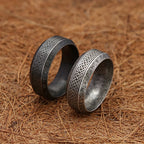 Viking Rune Ring — Stainless Steel