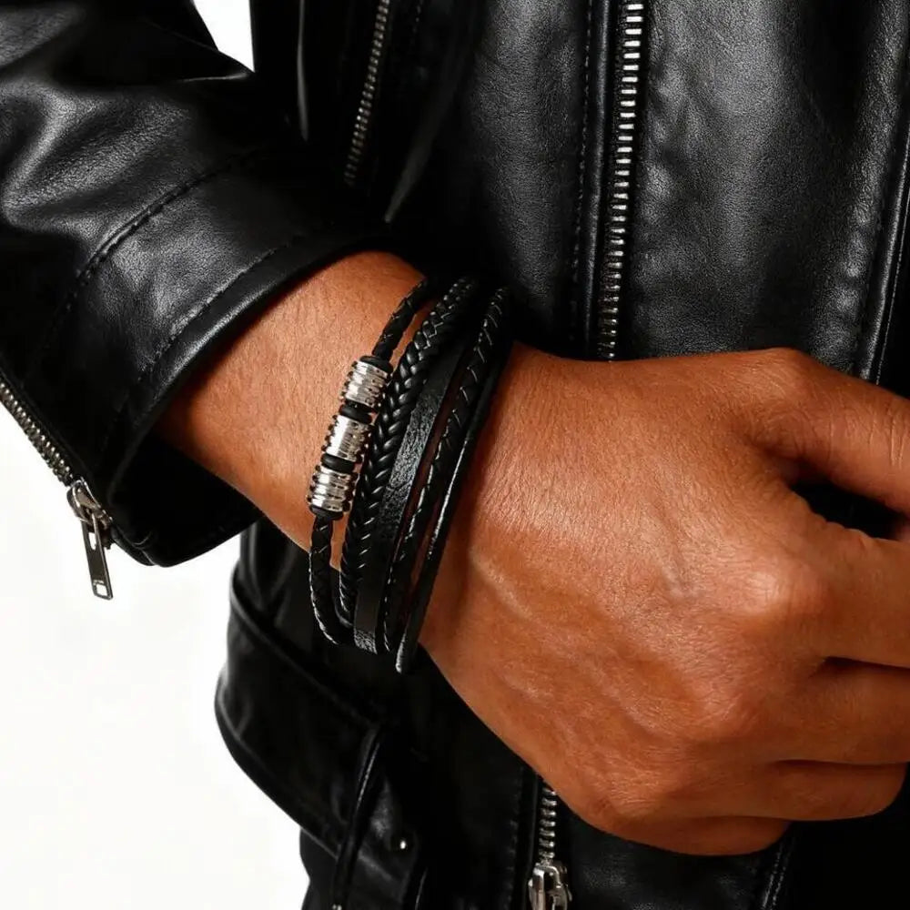 Braided Leather Bracelet