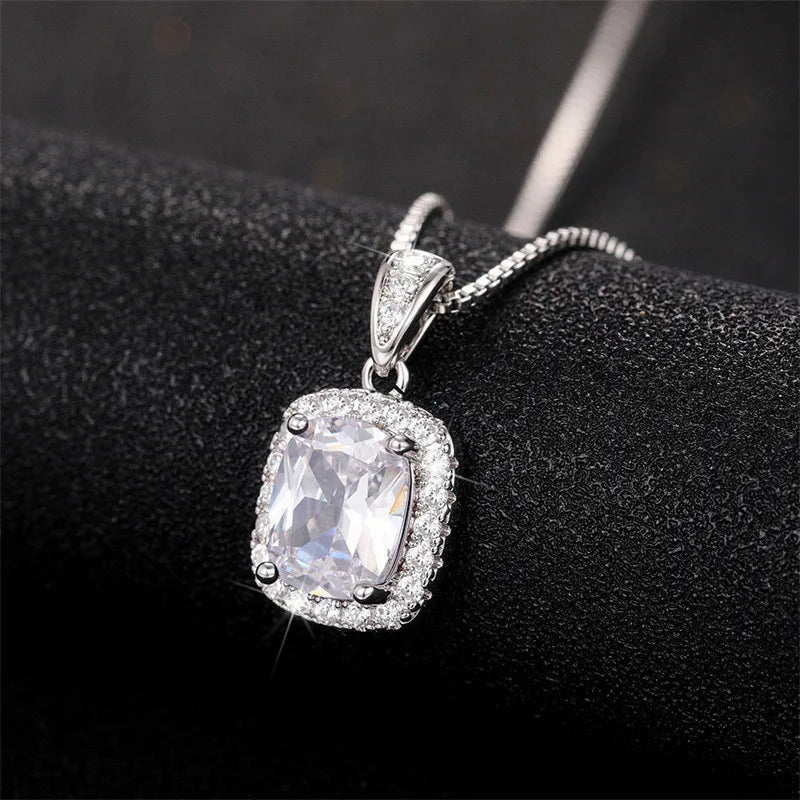 Iced Out 925 Silver Pendant