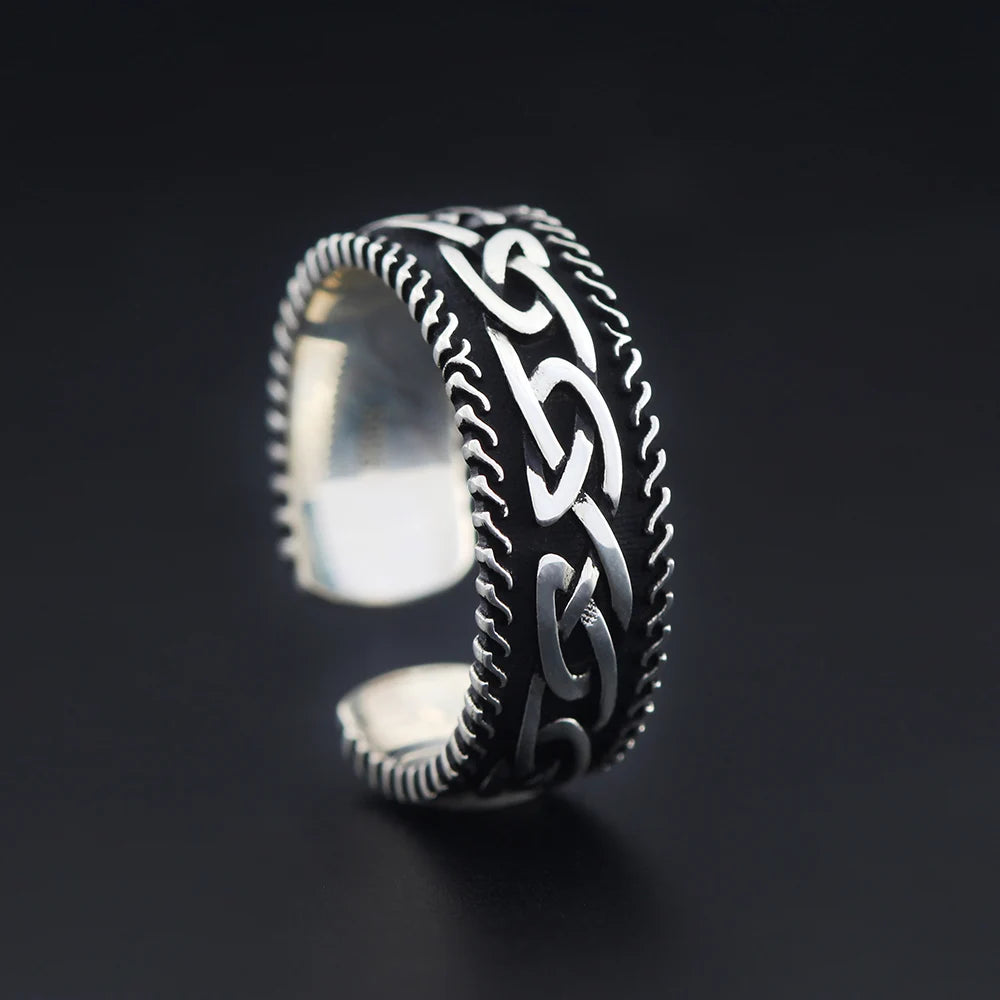 Viking Totem Ring — 925 Silver
