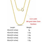 ORSA JEWELS Genuine 925 Sterling Silver Paperclip Chopin Rope Cuban Figaro Box Cable Chain Necklace Simple Basic Chain
