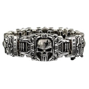 Gothic Skull Stainless Steel Punk Biker Bracelet