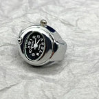 Fashion Retro Stainless Steel Punk Ring Solid Halloween Reaper Skull Rings