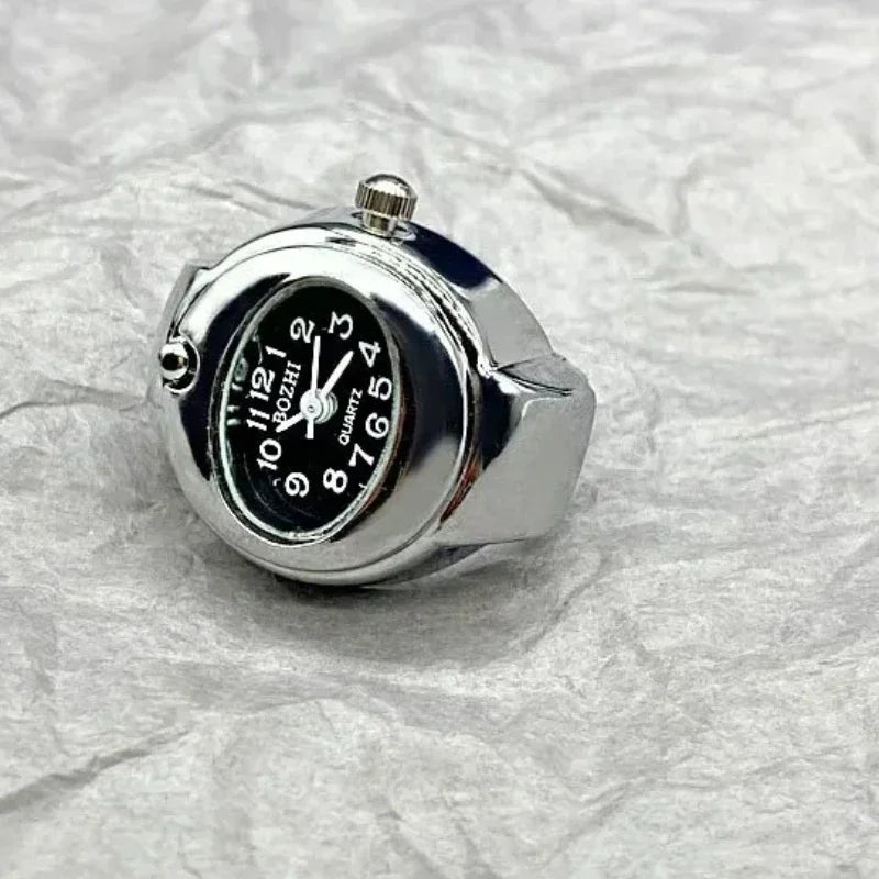 Fashion Retro Stainless Steel Punk Ring Solid Halloween Reaper Skull Rings