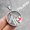 Crusade Paladin Pendant Necklace — Stainless Steel